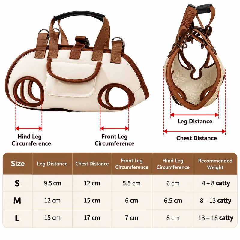 LuckySong pet carrier size guide