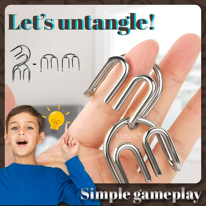 svozk® 3D Metal Challenge Puzzle Toy
