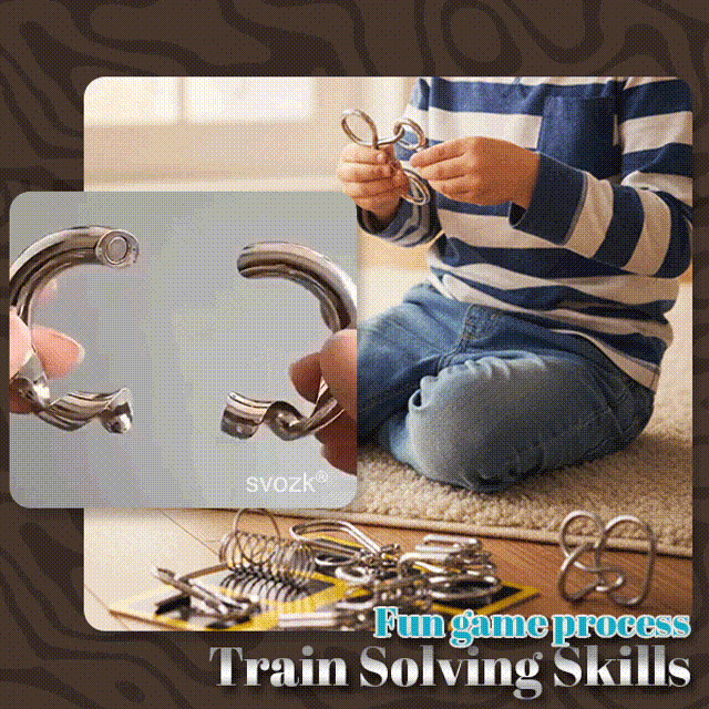 svozk® 3D Metal Challenge Puzzle Toy