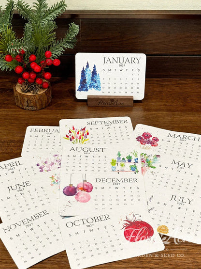 ✨Early Holiday Sale 80% OFF🌱Eco-Friendly Plantable “Timeless” Seed Calendar 2027