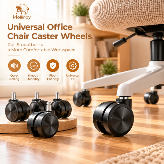 Hollinby Universal Office Chair Caster Wheels