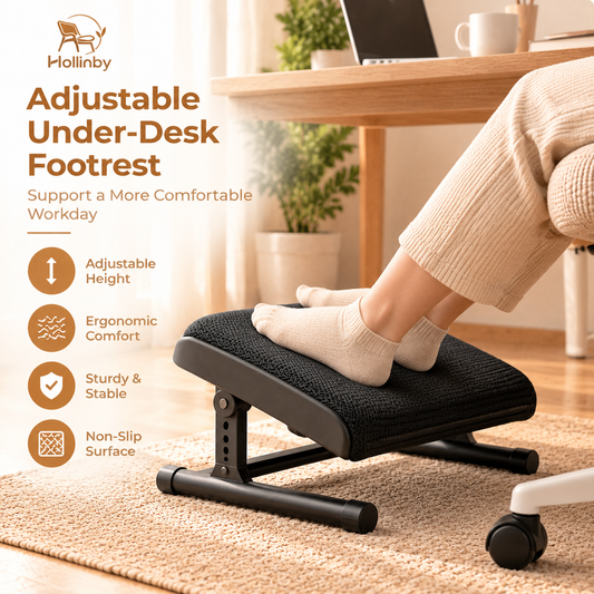 Hollinby Adjustable Under-Desk Footrest