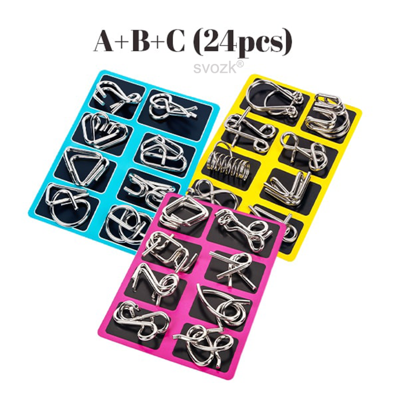 svozk® 3D Metal Challenge Puzzle Toy