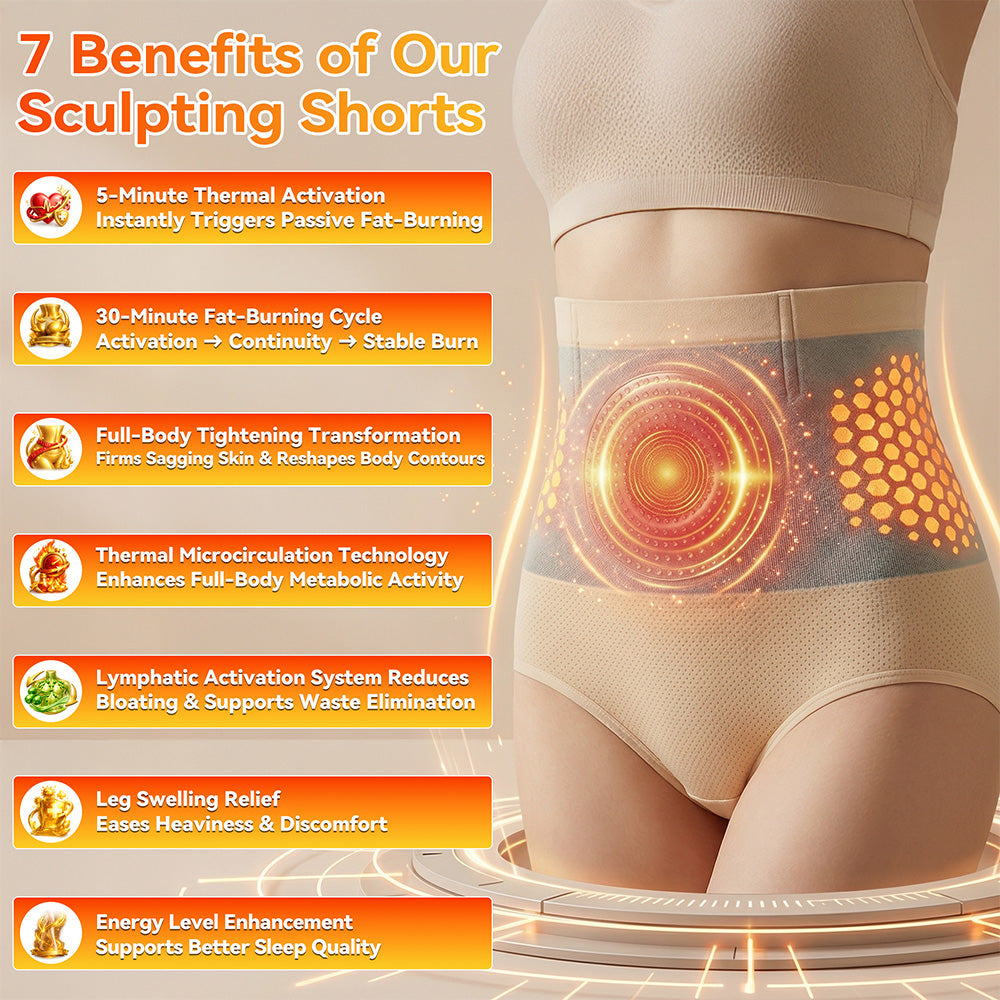 Official Brand Store | 𝓵𝓾𝓬𝓴𝔂𝓼𝓸𝓷𝓰® 2026 4-in-1 Shaping and Fat-Burning Shorts with Moringa and Berberine