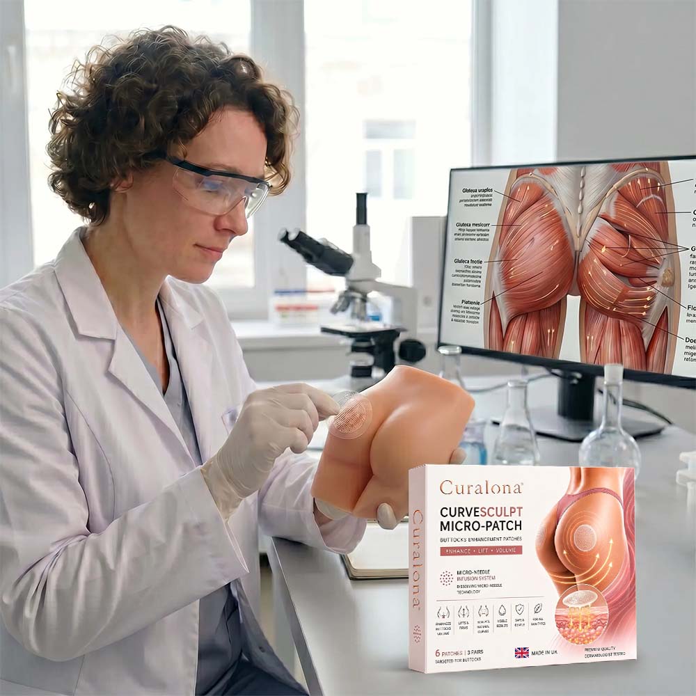 Curalona® CurveSculpt Micro-Patch ✦ Sculpt • Firm • Smooth Lower Body Curves ✦ Micro-Needle Infusion System