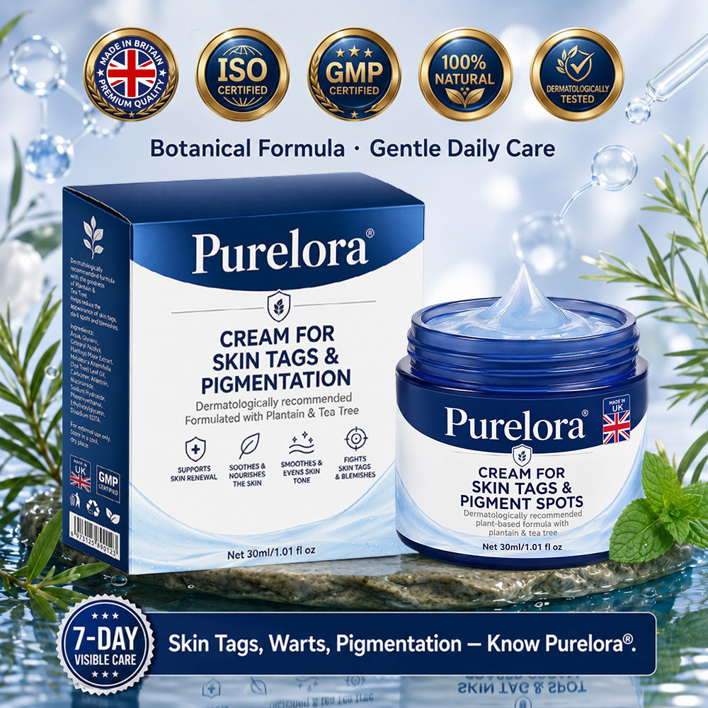 𝐏𝐔𝐑𝐄𝐋𝐎𝐑𝐀® 𝟕-𝐃𝐚𝐲 𝐒𝐤𝐢𝐧 𝐓𝐚𝐠 & 𝐒𝐩𝐨𝐭 𝐑𝐞𝐦𝐨𝐯𝐚𝐥 𝐂𝐫𝐞𝐚𝐦 (𝐏𝐚𝐢𝐧𝐥𝐞𝐬𝐬 𝐅𝐨𝐫𝐦𝐮𝐥𝐚 – 𝐍𝐨 𝐒𝐜𝐚𝐫𝐫𝐢𝐧𝐠) 🌹🌹