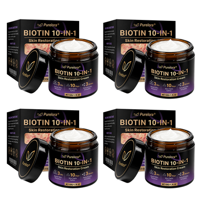 Made and Shipped from the UK 🍁 Purelora® Biotin 10-in-1 Skin Repair Cream — Last Day of Sale: 90% Off