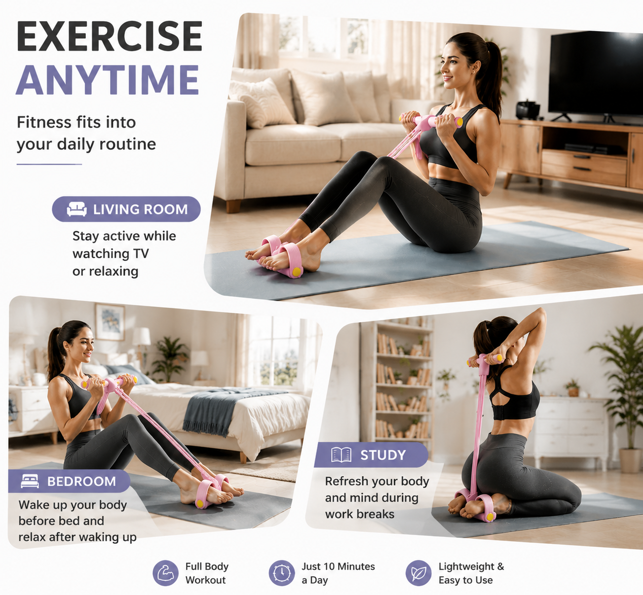 🏋️Multi-functional Pedal Resistance Band Trainer