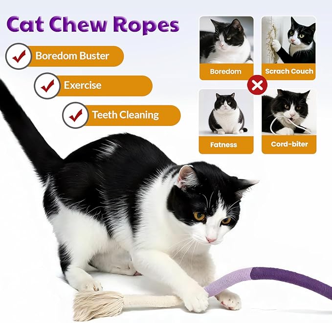 Chewing rope specially designed for cats