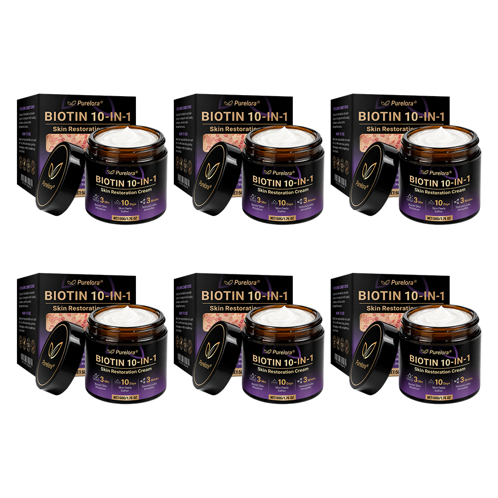 Made and Shipped from the UK 🍁 Purelora® Biotin 10-in-1 Skin Repair Cream — Last Day of Sale: 90% Off