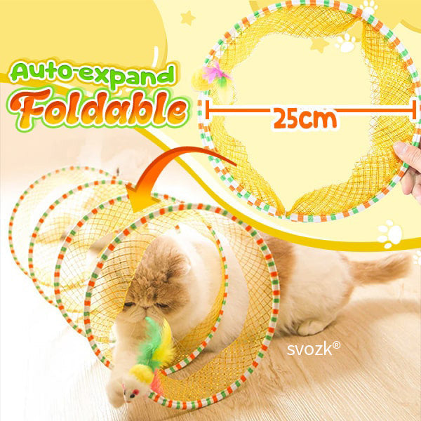 svozk® Self-play Cat Hunting Spiral Tunnel Toy