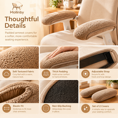 Hollinby Padded Armrest Covers