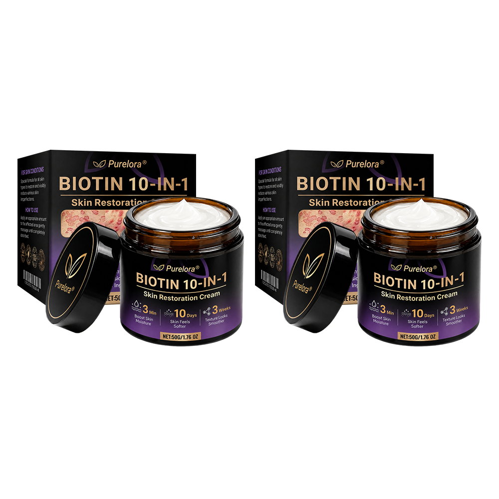 Made and Shipped from the UK 🍁 Purelora® Biotin 10-in-1 Skin Repair Cream — Last Day of Sale: 90% Off