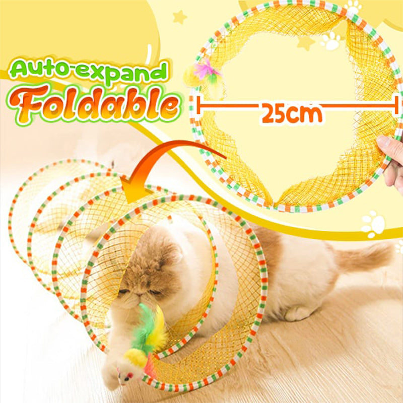 Self-play Cat Hunting Spiral Tunnel Toy