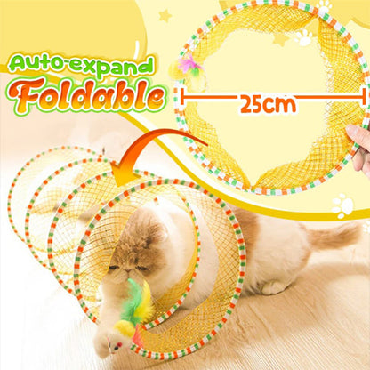 Self-play Cat Hunting Spiral Tunnel Toy