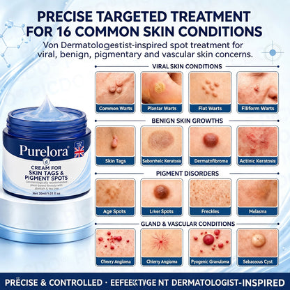 𝐏𝐔𝐑𝐄𝐋𝐎𝐑𝐀® 𝟕-𝐃𝐚𝐲 𝐒𝐤𝐢𝐧 𝐓𝐚𝐠 & 𝐒𝐩𝐨𝐭 𝐑𝐞𝐦𝐨𝐯𝐚𝐥 𝐂𝐫𝐞𝐚𝐦 (𝐏𝐚𝐢𝐧𝐥𝐞𝐬𝐬 𝐅𝐨𝐫𝐦𝐮𝐥𝐚 – 𝐍𝐨 𝐒𝐜𝐚𝐫𝐫𝐢𝐧𝐠) 🌹🌹