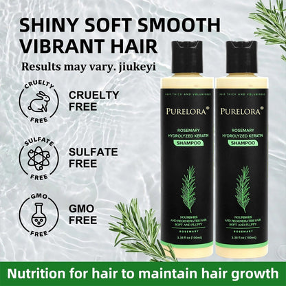 🔥LAST DAY 75% OFF⚡ Purelora® Organic Rosemary Hair Growth Shampoo