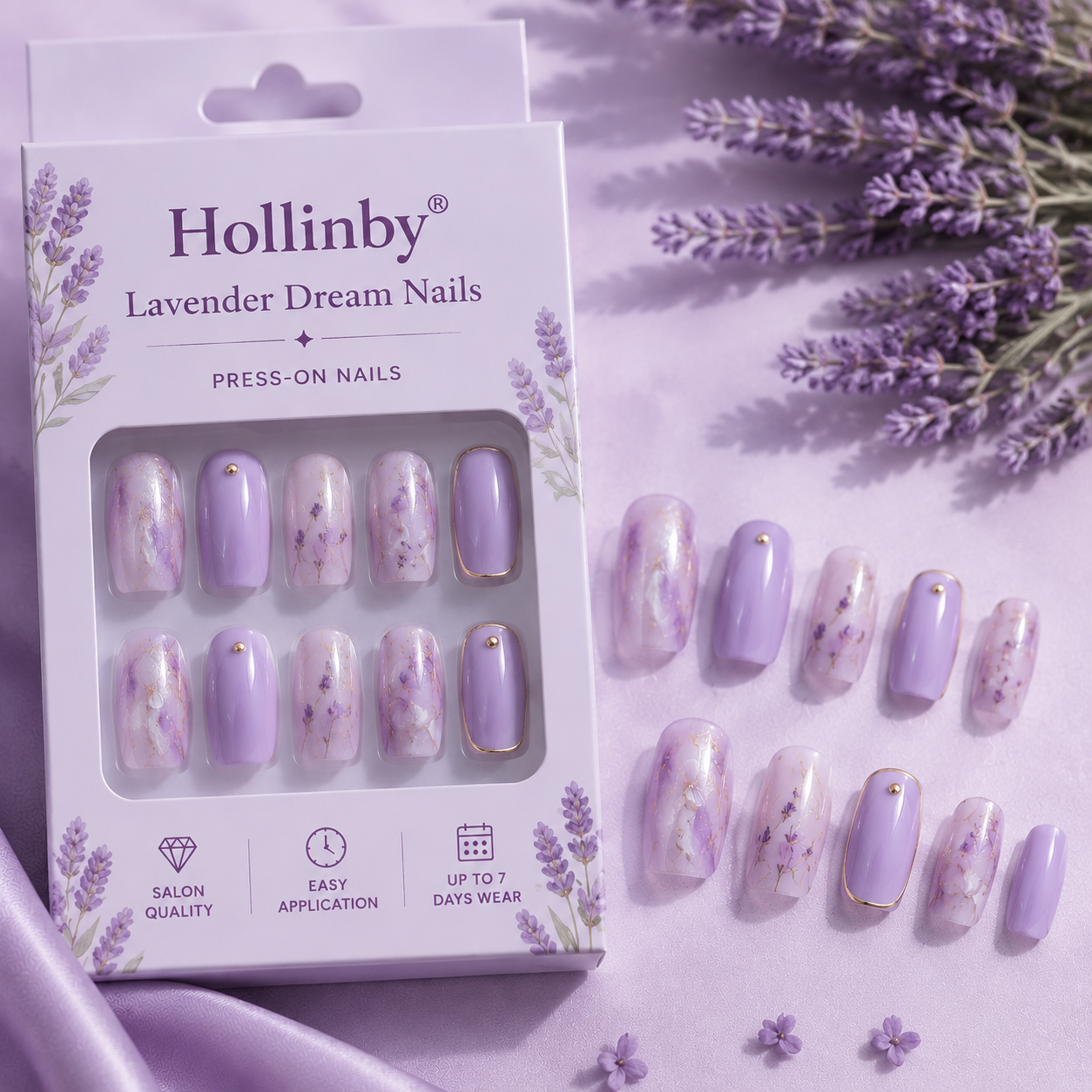 Hollinby® Lavender Dream Nails