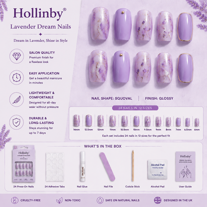 Hollinby® Lavender Dream Nails