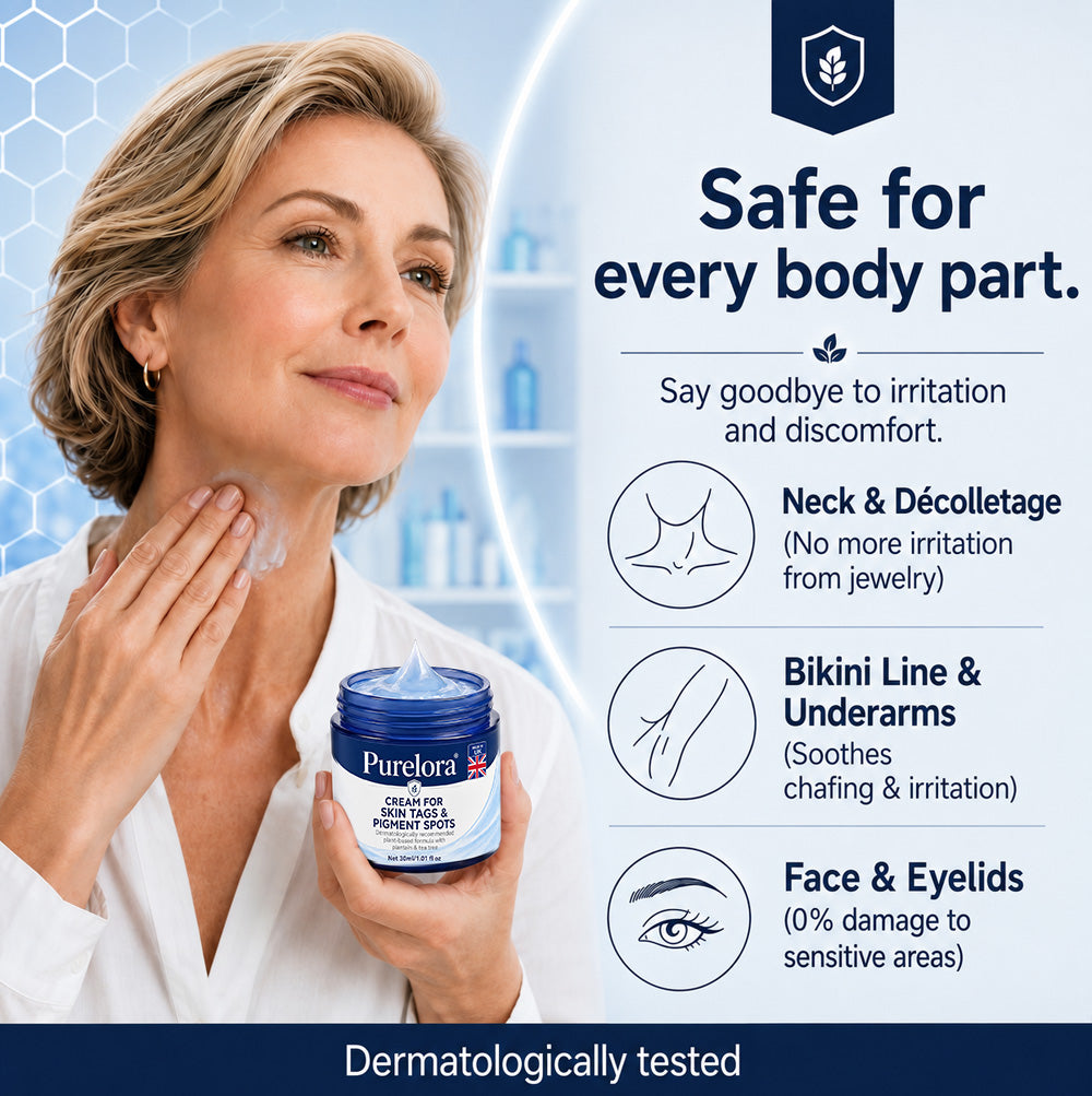 𝐏𝐔𝐑𝐄𝐋𝐎𝐑𝐀® 𝟕-𝐃𝐚𝐲 𝐒𝐤𝐢𝐧 𝐓𝐚𝐠 & 𝐒𝐩𝐨𝐭 𝐑𝐞𝐦𝐨𝐯𝐚𝐥 𝐂𝐫𝐞𝐚𝐦 (𝐏𝐚𝐢𝐧𝐥𝐞𝐬𝐬 𝐅𝐨𝐫𝐦𝐮𝐥𝐚 – 𝐍𝐨 𝐒𝐜𝐚𝐫𝐫𝐢𝐧𝐠) 🌹🌹