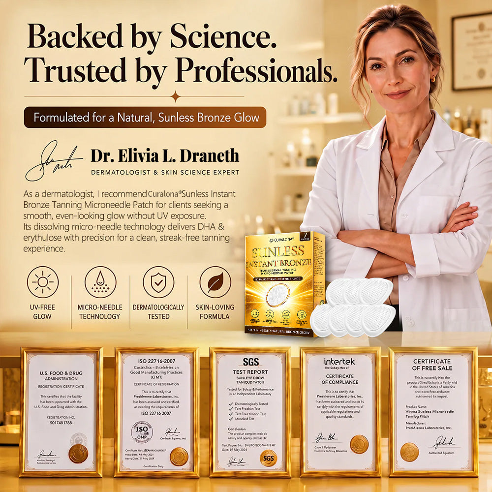 𝑶𝒇𝒇𝒊𝒄𝒊𝒂𝒍 𝑺𝒕𝒐𝒓𝒆 | ☀️☀️ 𝐂𝐔𝐑𝐀𝐋𝐎𝐍𝐀® 𝐒𝐮𝐧𝐥𝐞𝐬𝐬 𝐈𝐧𝐬𝐭𝐚𝐧𝐭 𝐁𝐫𝐨𝐧𝐳𝐞 𝐓𝐚𝐧𝐧𝐢𝐧𝐠 𝐌𝐢𝐜𝐫𝐨𝐧𝐞𝐞𝐝𝐥𝐞 𝐏𝐚𝐭𝐜𝐡 🇬🇧 (𝐉𝐮𝐬𝐭 𝐨𝐧𝐜𝐞 𝐚 𝐝𝐚𝐲) 𝐕𝐢𝐬𝐢𝐛𝐥𝐞 𝐁𝐫𝐨𝐧𝐳𝐞 𝐆𝐥𝐨𝐰 𝐢𝐧 𝟕 𝐃𝐚𝐲𝐬 ✅ 𝐍𝐨 𝐔𝐕, 𝐍𝐨 𝐎𝐫𝐚𝐧𝐠𝐞, 𝐍𝐨 𝐒𝐭𝐫𝐞𝐚𝐤𝐬, 𝐍𝐨 𝐃𝐇𝐀, 𝐍𝐨 𝐌𝐞𝐬𝐬.