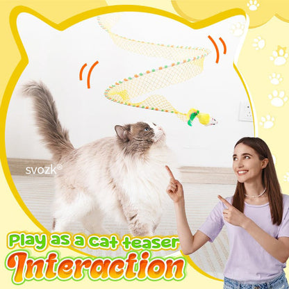 svozk® Self-play Cat Hunting Spiral Tunnel Toy