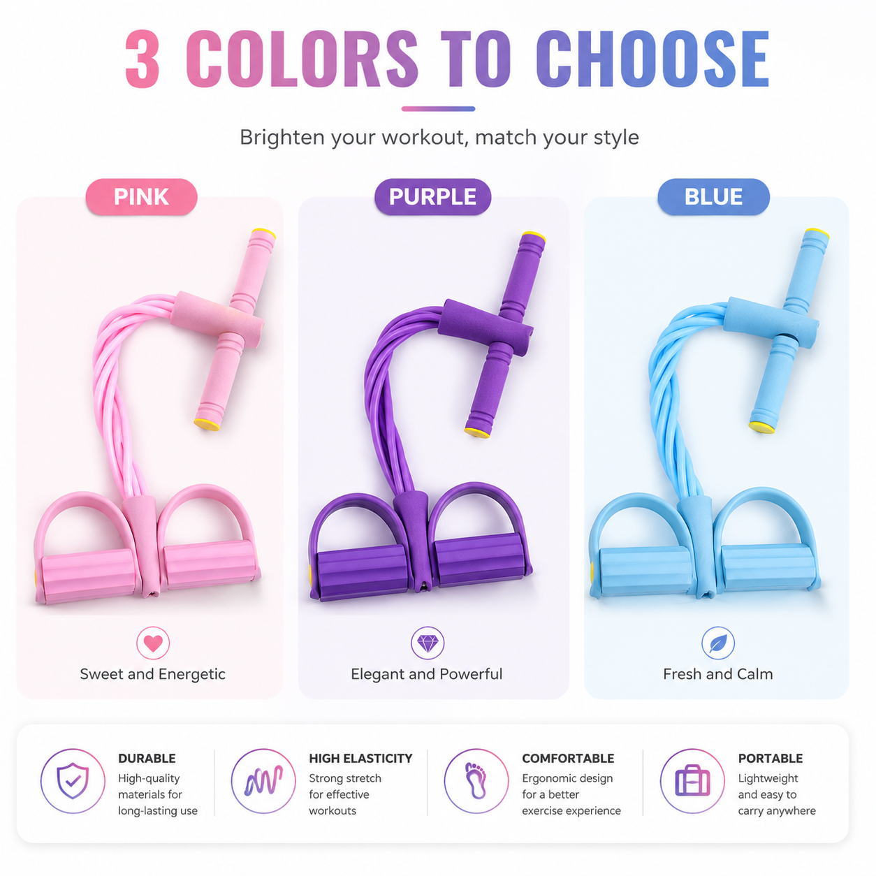🏋️Multi-functional Pedal Resistance Band Trainer
