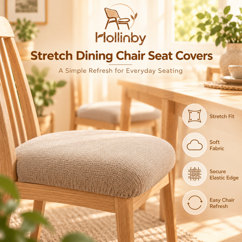 Hollinby Stretch Dining Chair Seat Covers