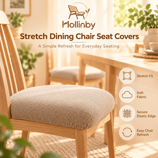 Hollinby Stretch Dining Chair Seat Covers