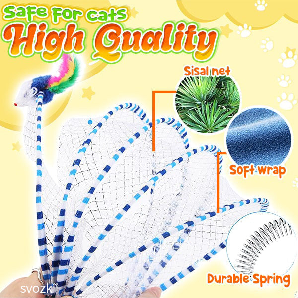 svozk® Self-play Cat Hunting Spiral Tunnel Toy