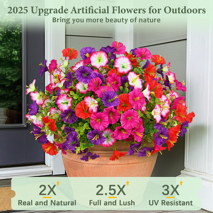 💥Last Day 50% OFF💥UV Resistant Artificial Petunias Flowers