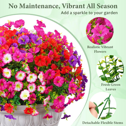 💥Last Day 50% OFF💥UV Resistant Artificial Petunias Flowers