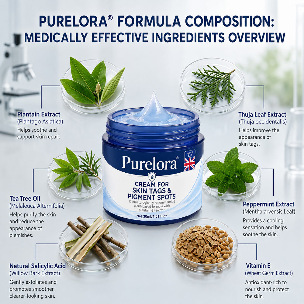 𝐏𝐔𝐑𝐄𝐋𝐎𝐑𝐀® 𝟕-𝐃𝐚𝐲 𝐒𝐤𝐢𝐧 𝐓𝐚𝐠 & 𝐒𝐩𝐨𝐭 𝐑𝐞𝐦𝐨𝐯𝐚𝐥 𝐂𝐫𝐞𝐚𝐦 (𝐏𝐚𝐢𝐧𝐥𝐞𝐬𝐬 𝐅𝐨𝐫𝐦𝐮𝐥𝐚 – 𝐍𝐨 𝐒𝐜𝐚𝐫𝐫𝐢𝐧𝐠) 🌹🌹