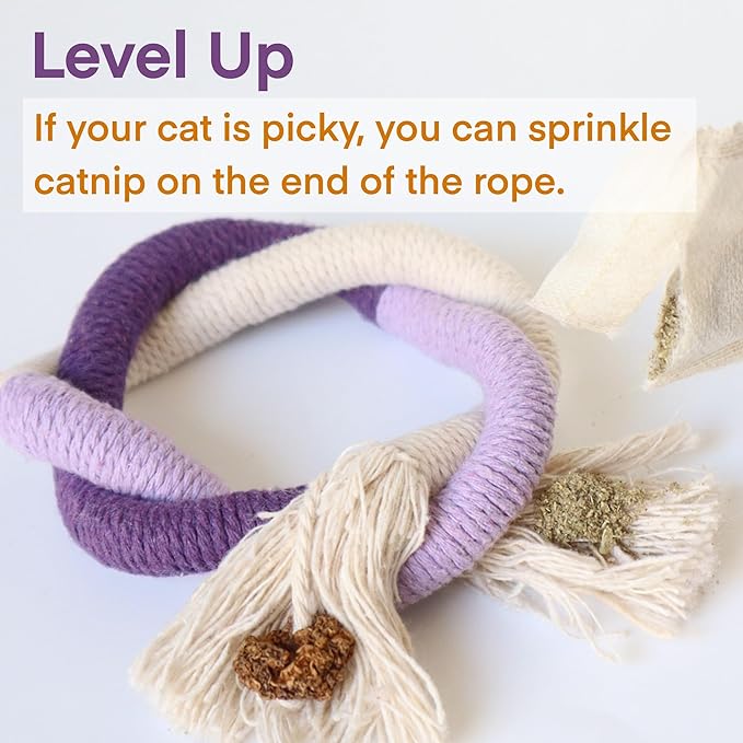 Chewing rope specially designed for cats