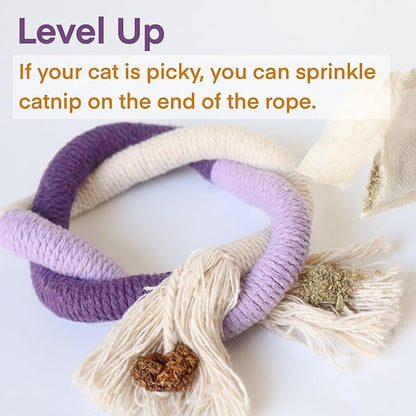 Chewing rope specially designed for cats