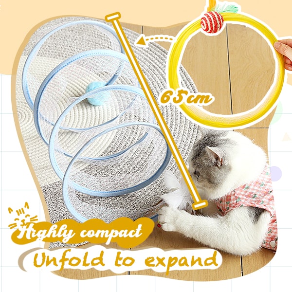 IEY®Self-play Cat Hunting Spiral Tunnel Toy