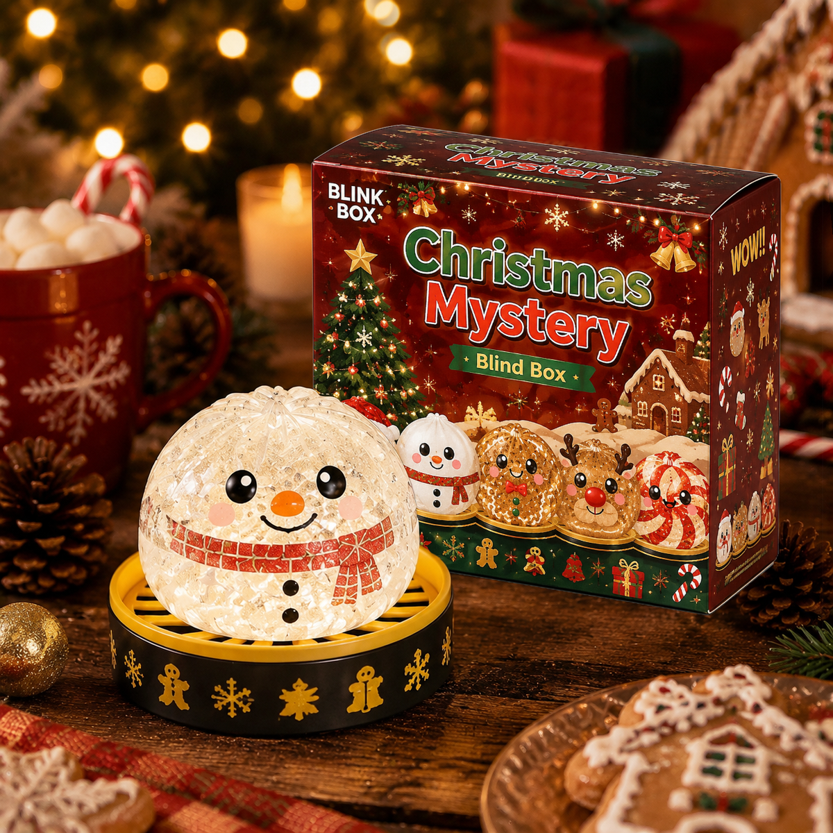 🎅Christmas Squishy Dumplings Mystery Blind Box🎉New Release‑Limited Time Pick‑Your‑Character Sale