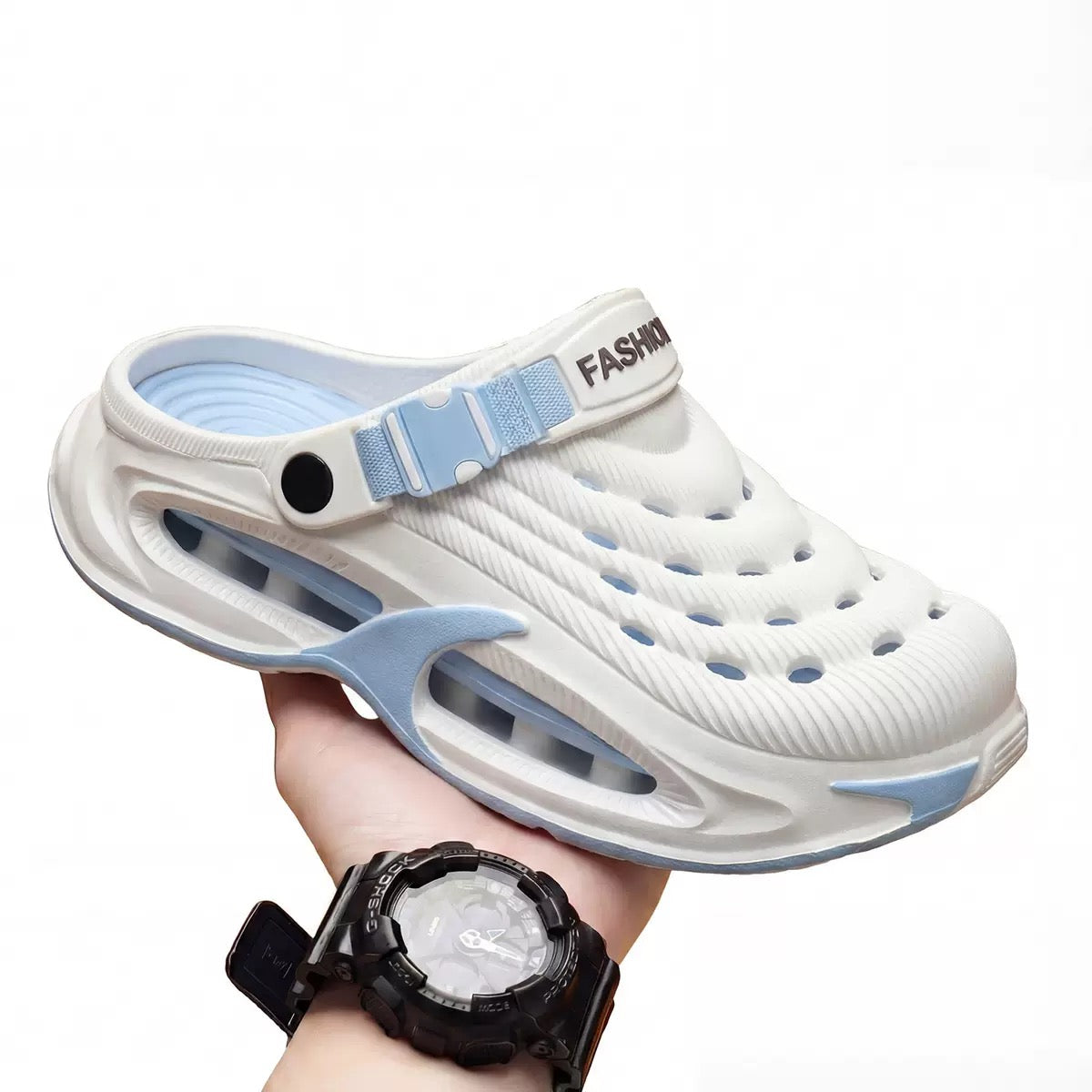 Bluish-white