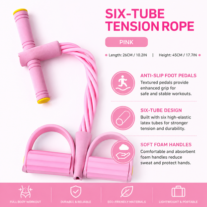 🏋️Multi-functional Pedal Resistance Band Trainer
