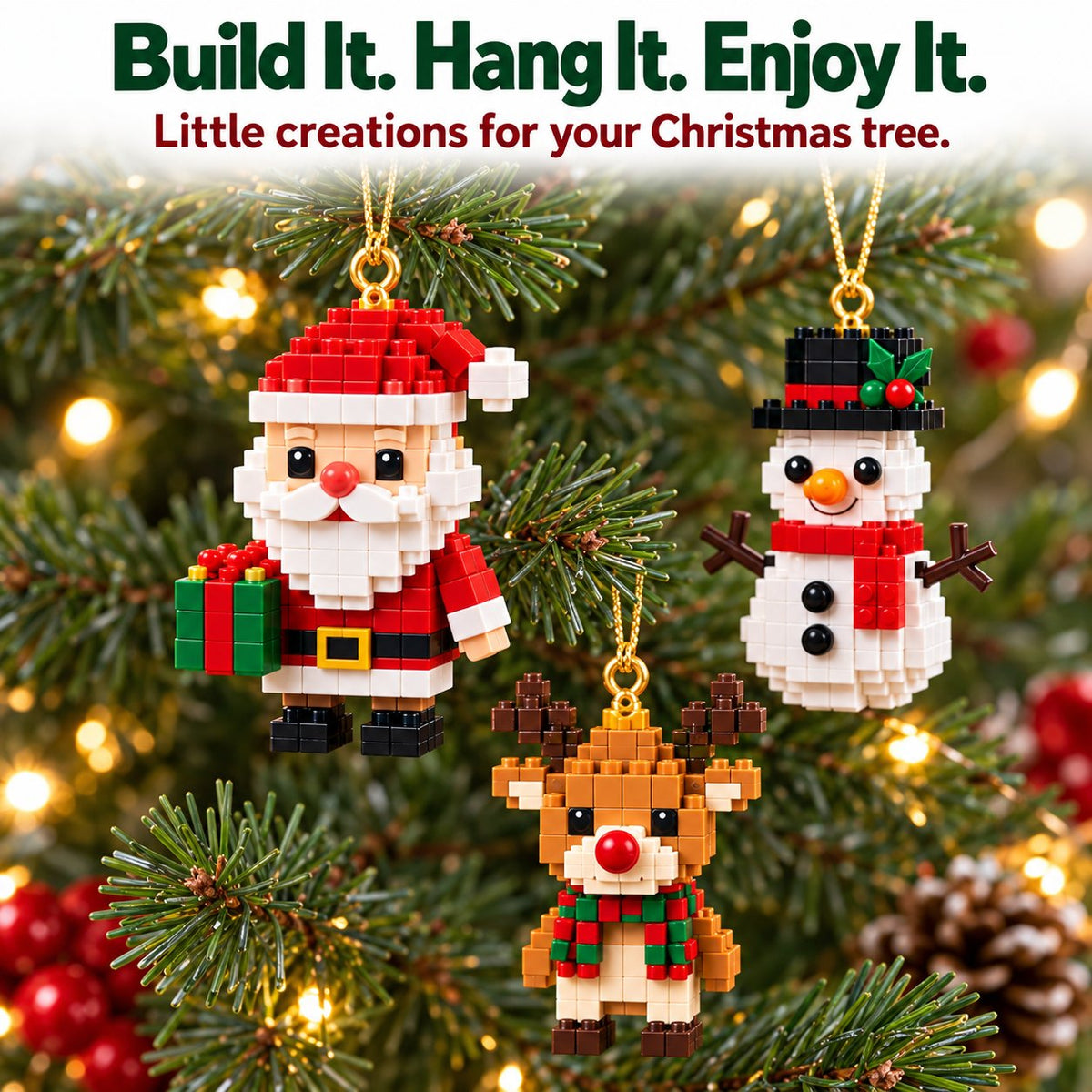 🎅🔥LAST DAY 50% OFF ✨ Christmas Countdown Brick Building Advent Calendar For Families SVOZK®