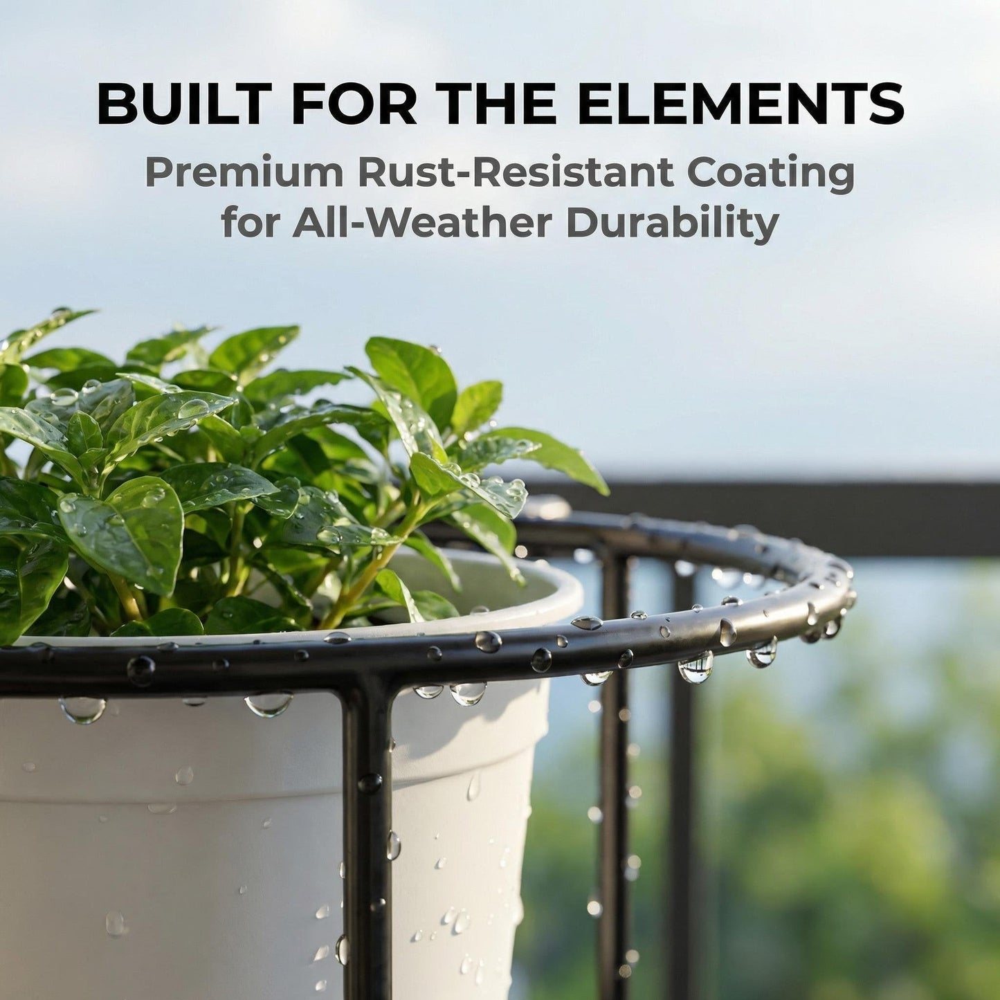 💥 Limited Deal – Railing Plant Hanger 🌼 Heavy Duty, No Drill