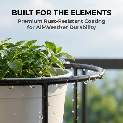 💥 Limited Deal – Railing Plant Hanger 🌼 Heavy Duty, No Drill