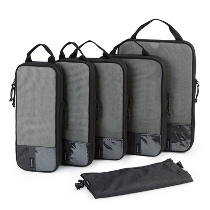Gravelreign Compression Packing Cubes for Suitcases - 6 Set Travel Organizer Polyester Cubes for Luggage Organization SpringStatements