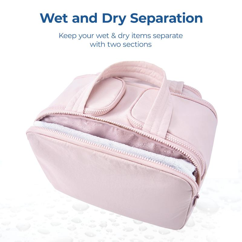 Gravelreign Crush 4-in-1 Puffy Multi-Functional Toiletry Bag for Women – Large Capacity Travel Organizer with 4 Compartments Outdoorfun Makeup Pouch SpringStatements