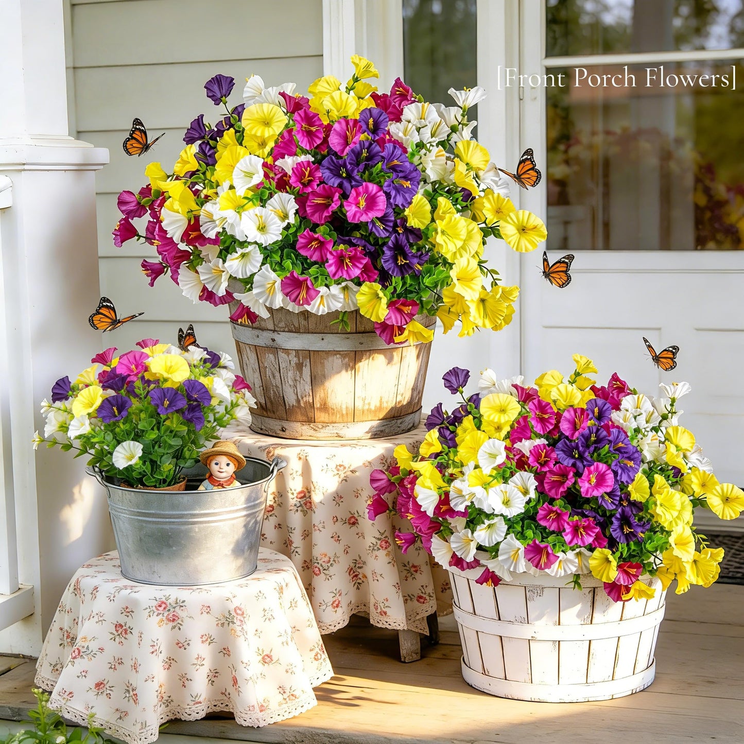 💥Last Day 50% OFF💥UV Resistant Artificial Petunias Flowers